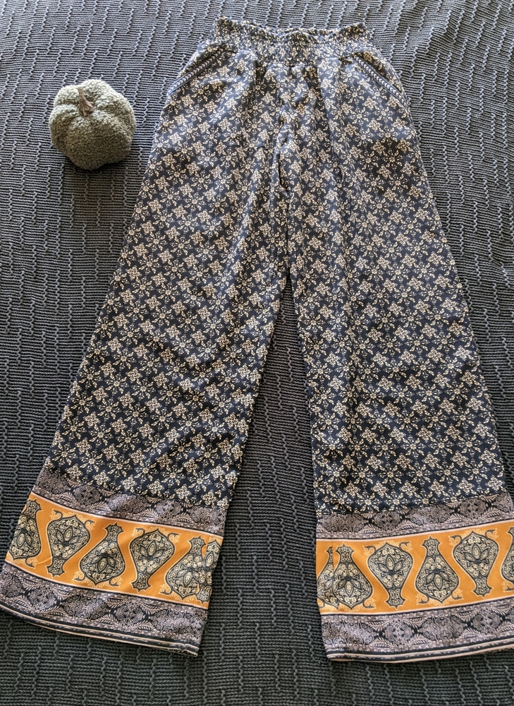 Boho Wide Leg Pants XS